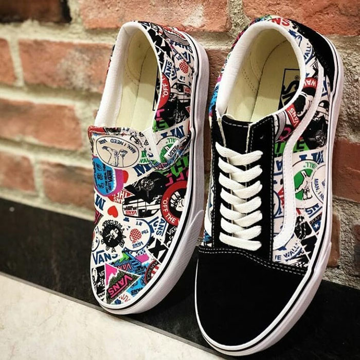 Vans mash up old hot sale school